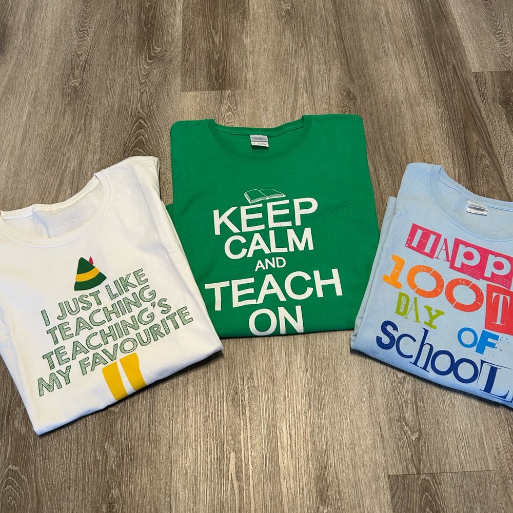 Trio of Teacher shirts!